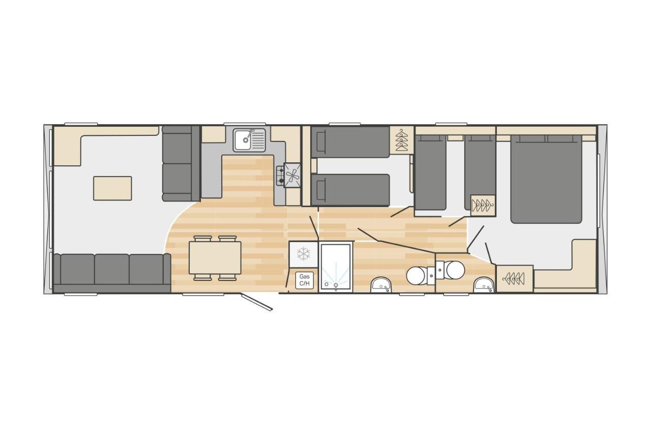 Lydstep Beach BayView 2021 3-Bedroom Holiday Home. Tenby Exterior foto